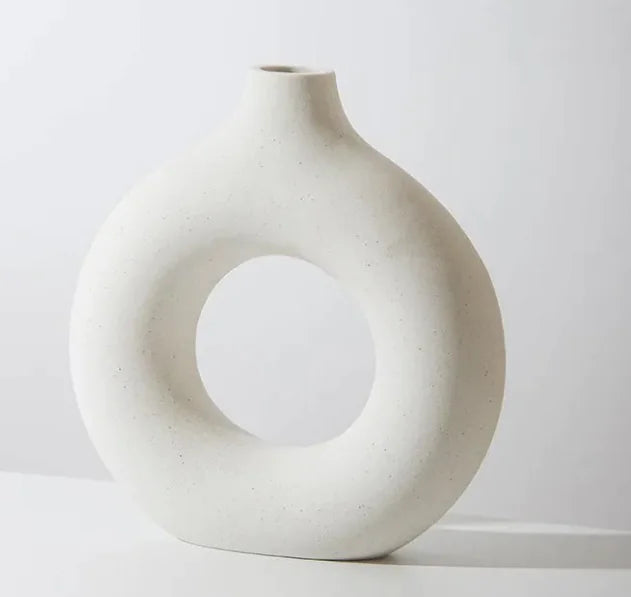 Ceramic Donut Vase