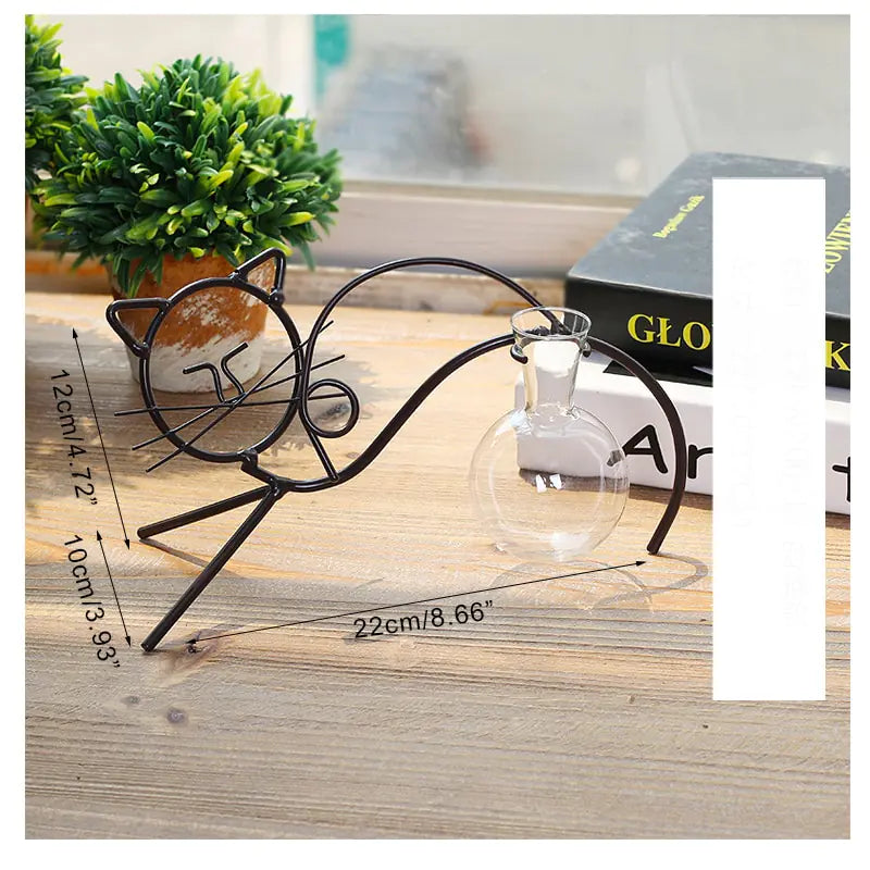 Decorative Cat Vase