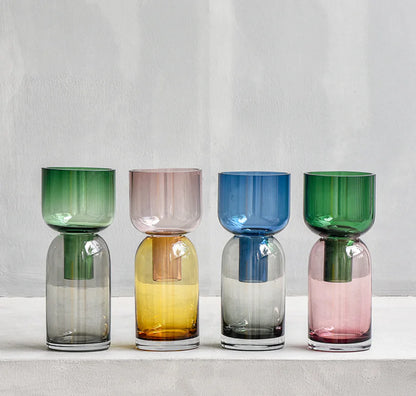 Stained Glass Flower Vase