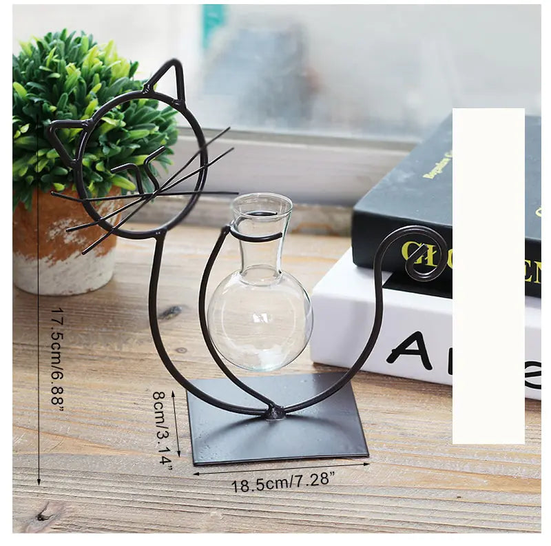 Decorative Cat Vase