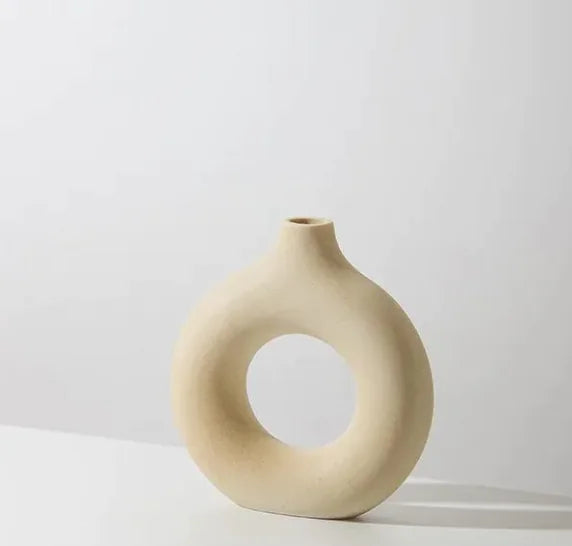 Ceramic Donut Vase