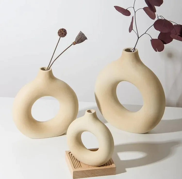 Ceramic Donut Vase