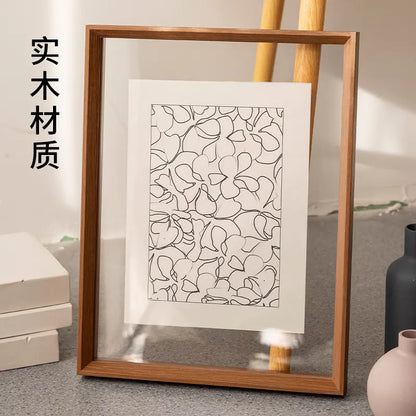 Double-Sided A4 Acrylic Frame for Display and Photos