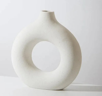 Ceramic Donut Vase