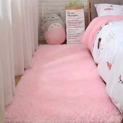 Plush Pink Area Rug