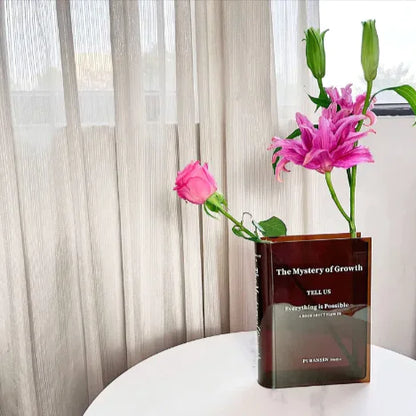 Acrylic Book Vase