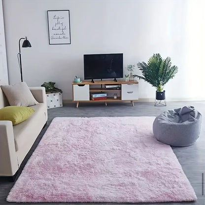 Plush Pink Area Rug