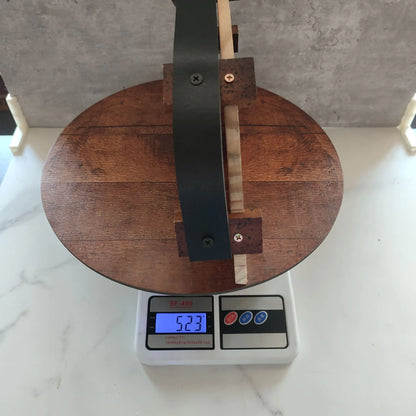 Handmade Wall-Mounted Wine Bottle Display Rack