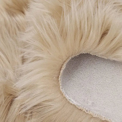 Ultra-Soft Khaki Plush Rug