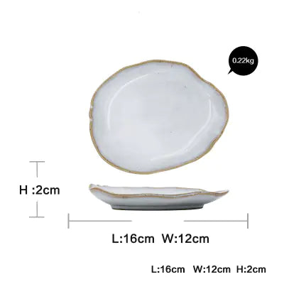 Irregular Ceramic Dinnerware Set