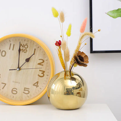 Electroplated Ceramic Gold Vase