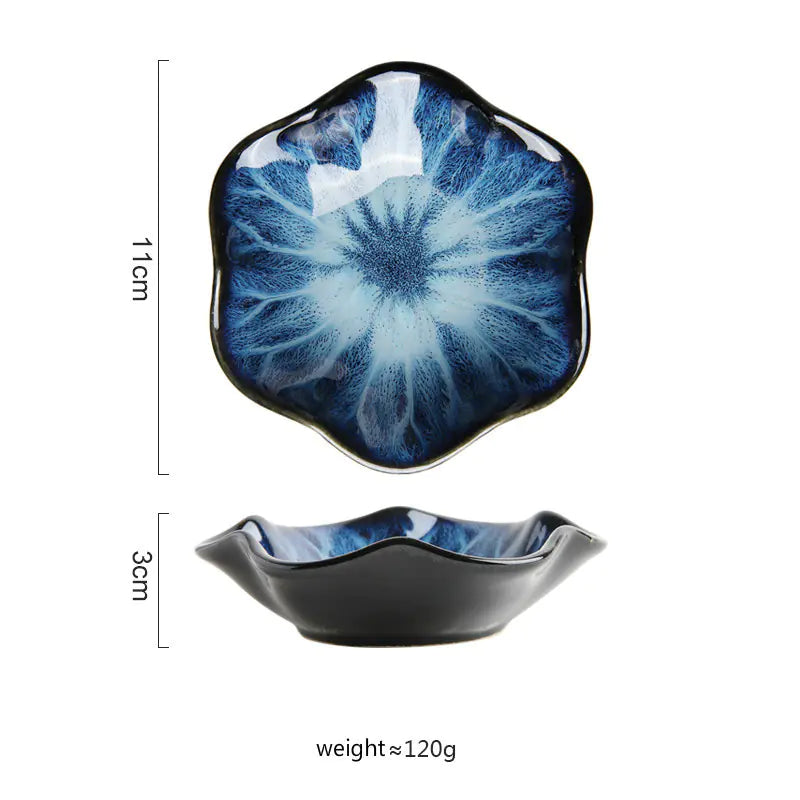 Japanese Lotus Ceramic Dinnerware Set