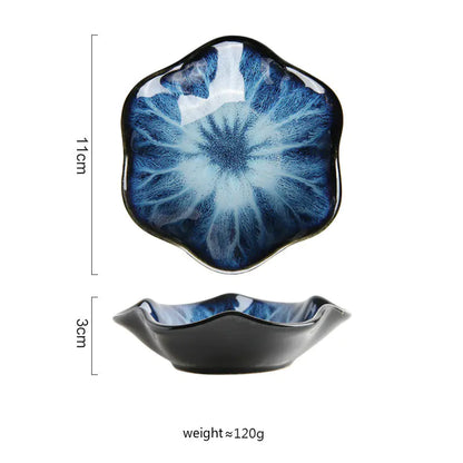 Japanese Lotus Ceramic Dinnerware Set