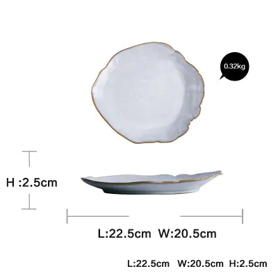 Irregular Ceramic Dinnerware Set