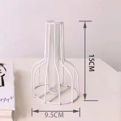Iron Metal Vase (Test Tube)
