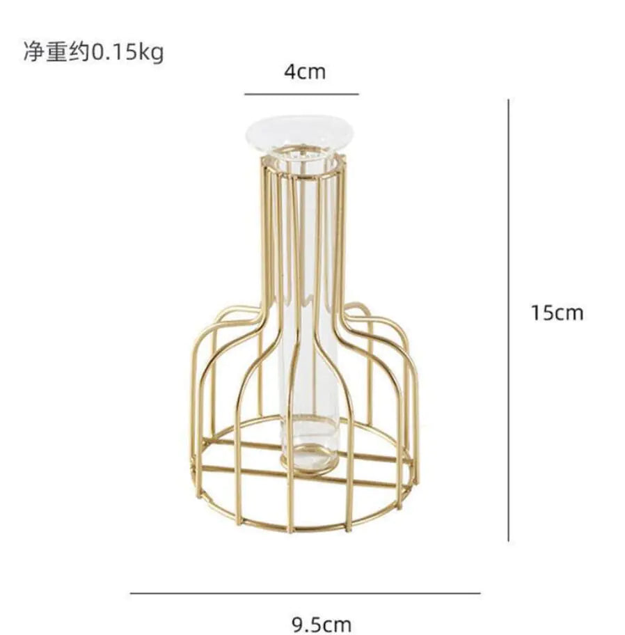 Iron Metal Vase (Test Tube)