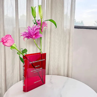 Acrylic Book Vase