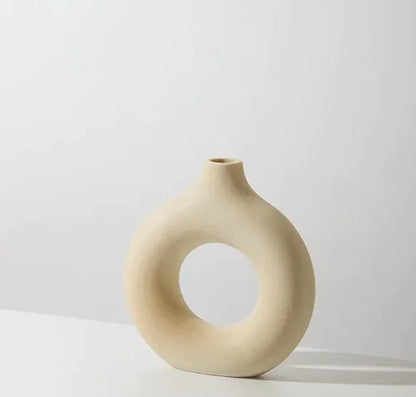Ceramic Donut Vase