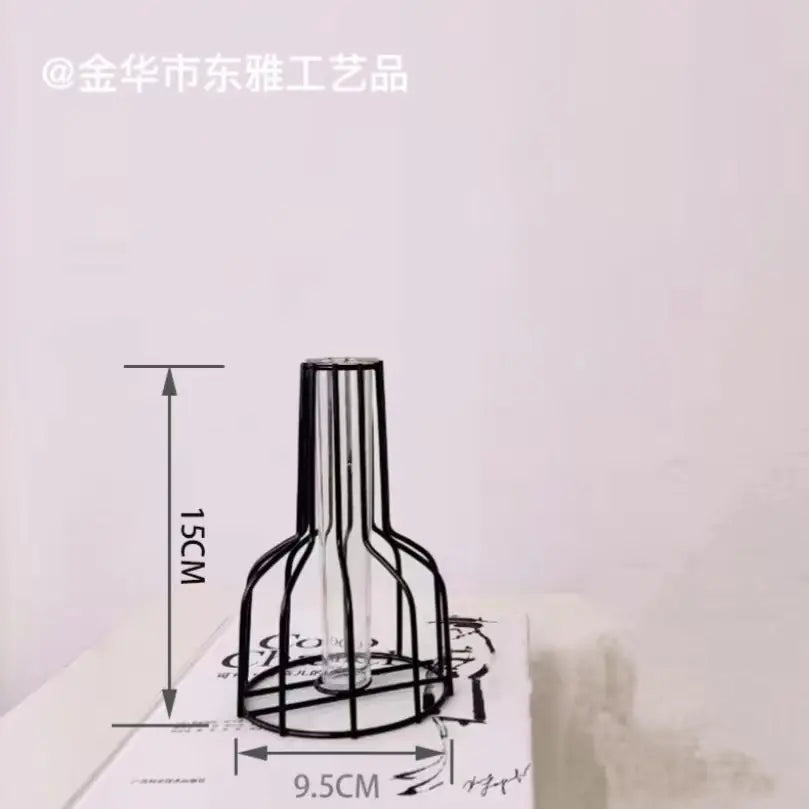 Iron Metal Vase (Test Tube)
