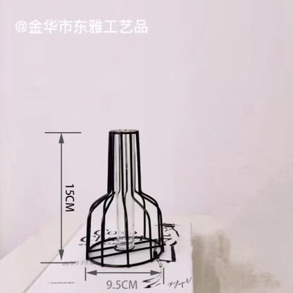 Iron Metal Vase (Test Tube)